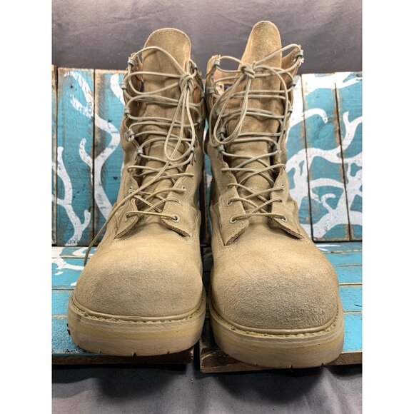 Bates Gore-Tex Military Combat Boots Desert Tan Suede Leather 03-D-0321 Mens12.5 main image 10